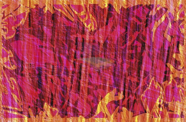 Abstracto Colores fucsia y amarillo