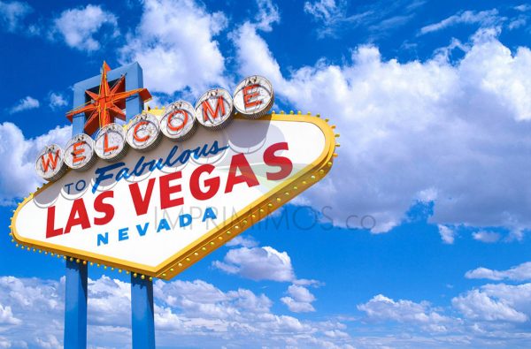 América Cartel De Bienvenidos a las vegas