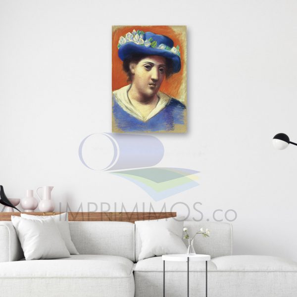 Pablo Picasso Woman with Flowered Hat - Imagen 2