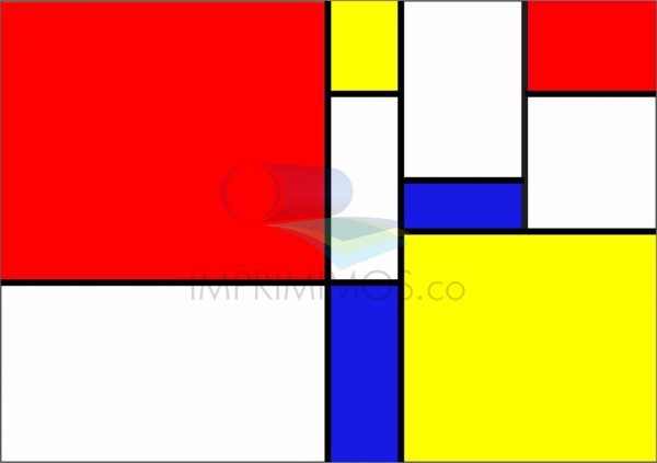 Piet Mondrian Geometrico 1