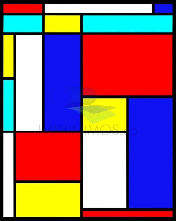 Piet Mondrian Geometrico 2