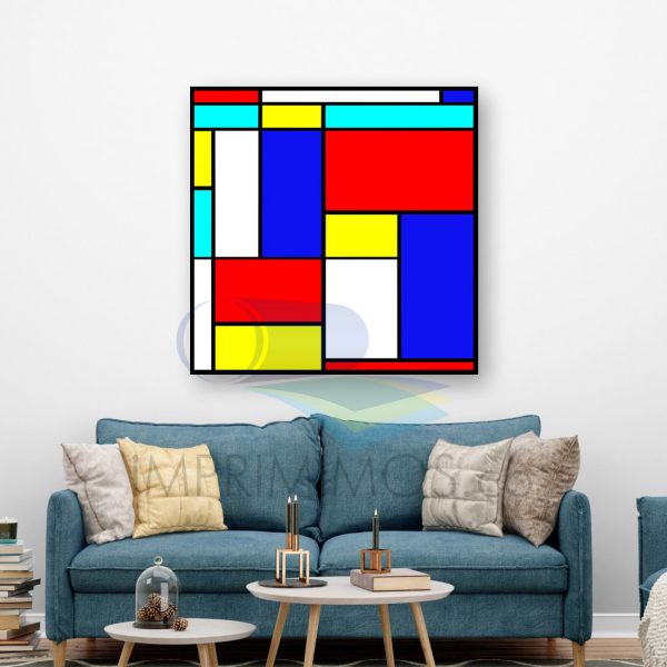 Piet Mondrian Geometrico 2 - Imagen 2