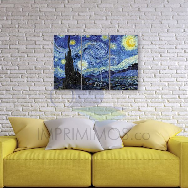 Vincent Van Gogh Noche Estrellada 2 - Imagen 2