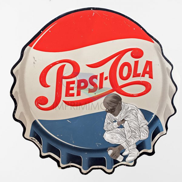 Tapa Pepsi cola 02 cuadrado - Imagen 2