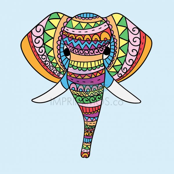 Elefante Mándala 004